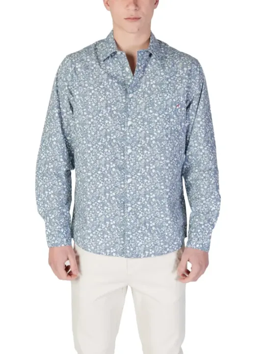 Blumiges Replay-Hemd mit Logo