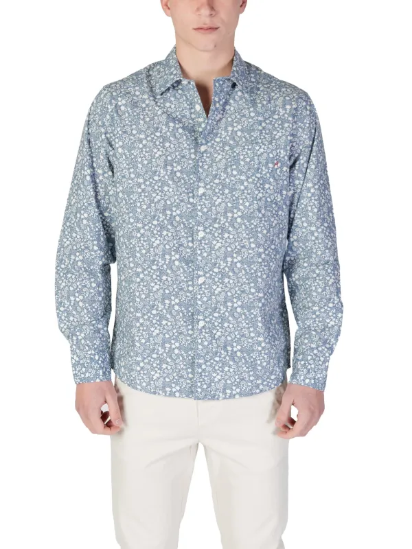 Blumiges Replay-Hemd mit Logo