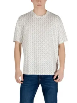 Armani Exchange weißes Logo-T-Shirt