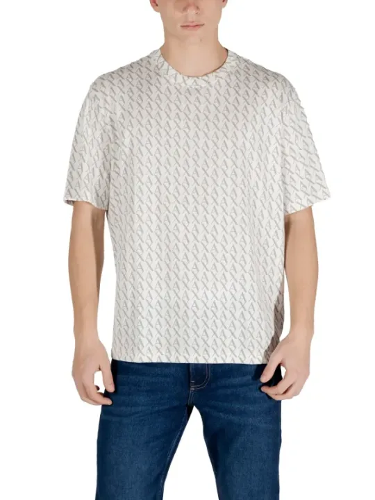 Armani Exchange weißes Logo-T-Shirt