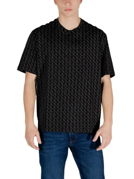 Armani Exchange Diamantmuster Logo T-Shirt