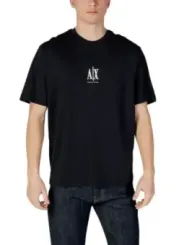 Schwarzes AX Logo T-Shirt