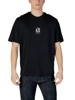 Schwarzes AX Logo T-Shirt