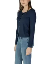 Navy Liu Jo Rundhalsausschnitt Cardigan