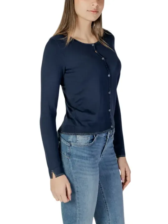 Navy Liu Jo Baumwollcardigan