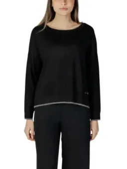 Schwarzes Liu Jo Damenoberteil mit Glitzer.