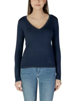 Navy Liu Jo Langarm-T-Shirt