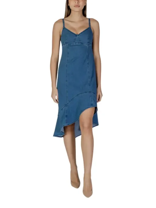 Desigual Denim Midi Kleid Sommer
