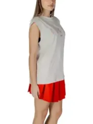 Weißer Replay Tennisrock mit Schriftzug