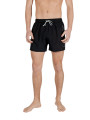 Schwarze EA7 Schwimmshorts mit Kordelzug