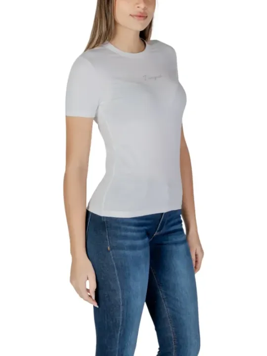 Desigual weiße T-Shirt Jeansmodell