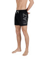 Schwarze Ea7 Badehose mit Logo