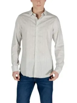 Armani Exchange Hemd graues Karomuster