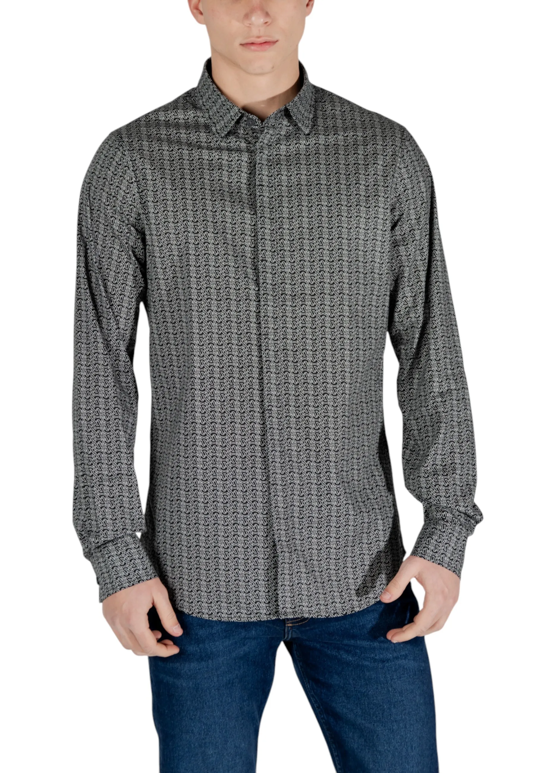 Herren Hemd Schwarz 483000