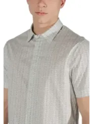 Weißes Armani Exchange Hemd mit Muster