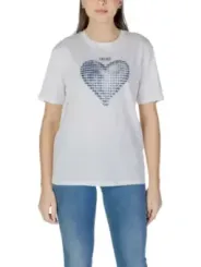 Liu Jo Herz Grafik T-Shirt