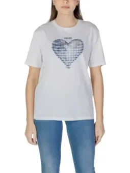 Liu Jo Herz Grafik T-Shirt