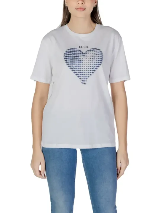 Liu Jo Herz Grafik T-Shirt