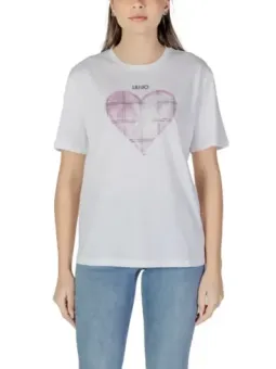 Liu Jo Herz-Tartan T-Shirt