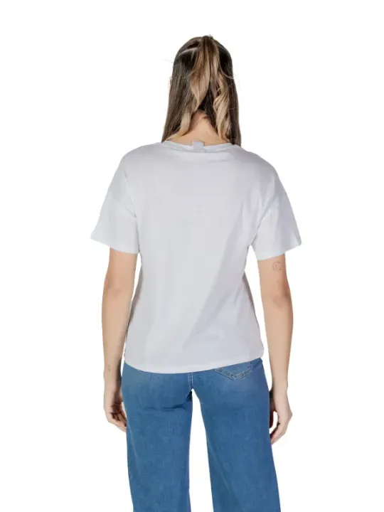 Liu Jo weißes Baumwoll-T-Shirt