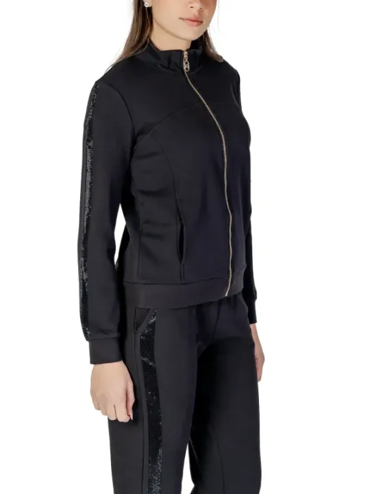 Liu Jo schwarzes Zip-Up Outfit