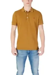 Gelbes Replay Polohemd mit Logo