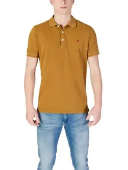 Gelbes Replay Polohemd mit Logo