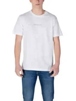 Calvin Klein Herren T-Shirt Weiß mieten | Flex-Fashion