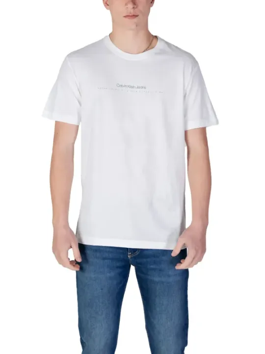 Calvin Klein Jeans Herren T-Shirt Weiß | online kaufen