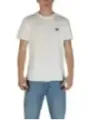 Weißes Tommy Hilfiger Baumwoll-T-Shirt