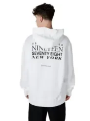 Weißer Calvin Klein Jeans Kapuzenpullover