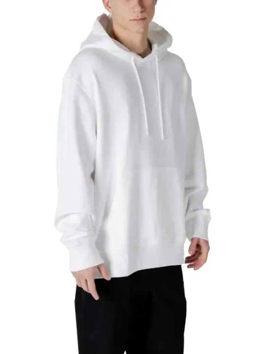 Weißer Calvin Klein Kapuzenpullover