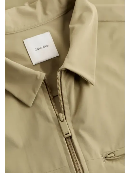 Tan Calvin Klein Utility Jacke