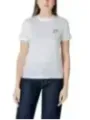 Weißes CK Logo T-Shirt Baumwolle
