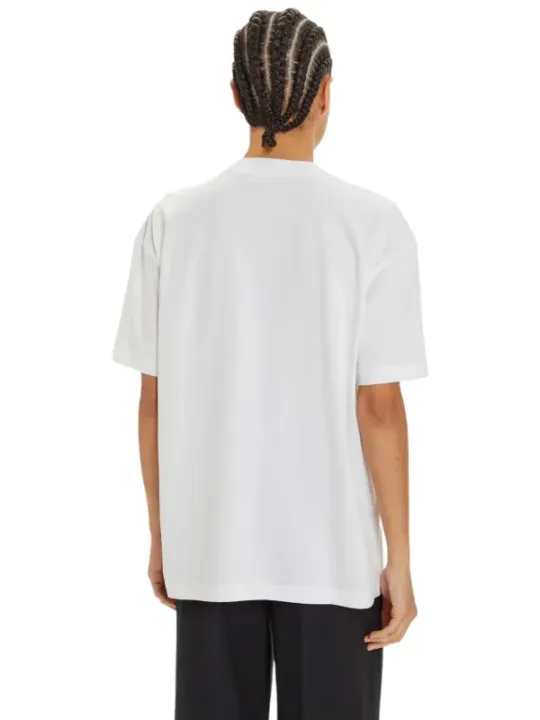 Weißes Calvin Klein T-Shirt lockerer Schnitt