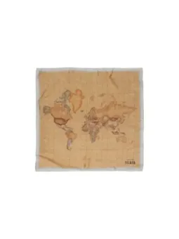 Weltkarte Seidenschal Alviero Martini Prima Classe