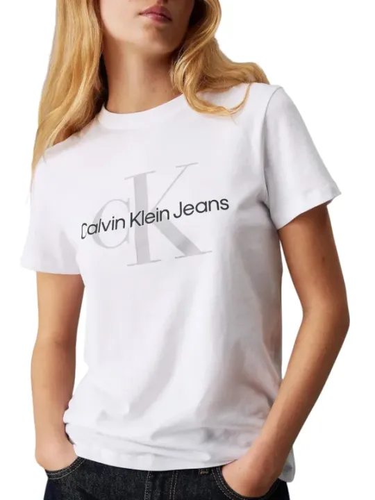 Weißes Calvin Klein Jeans T-Shirt