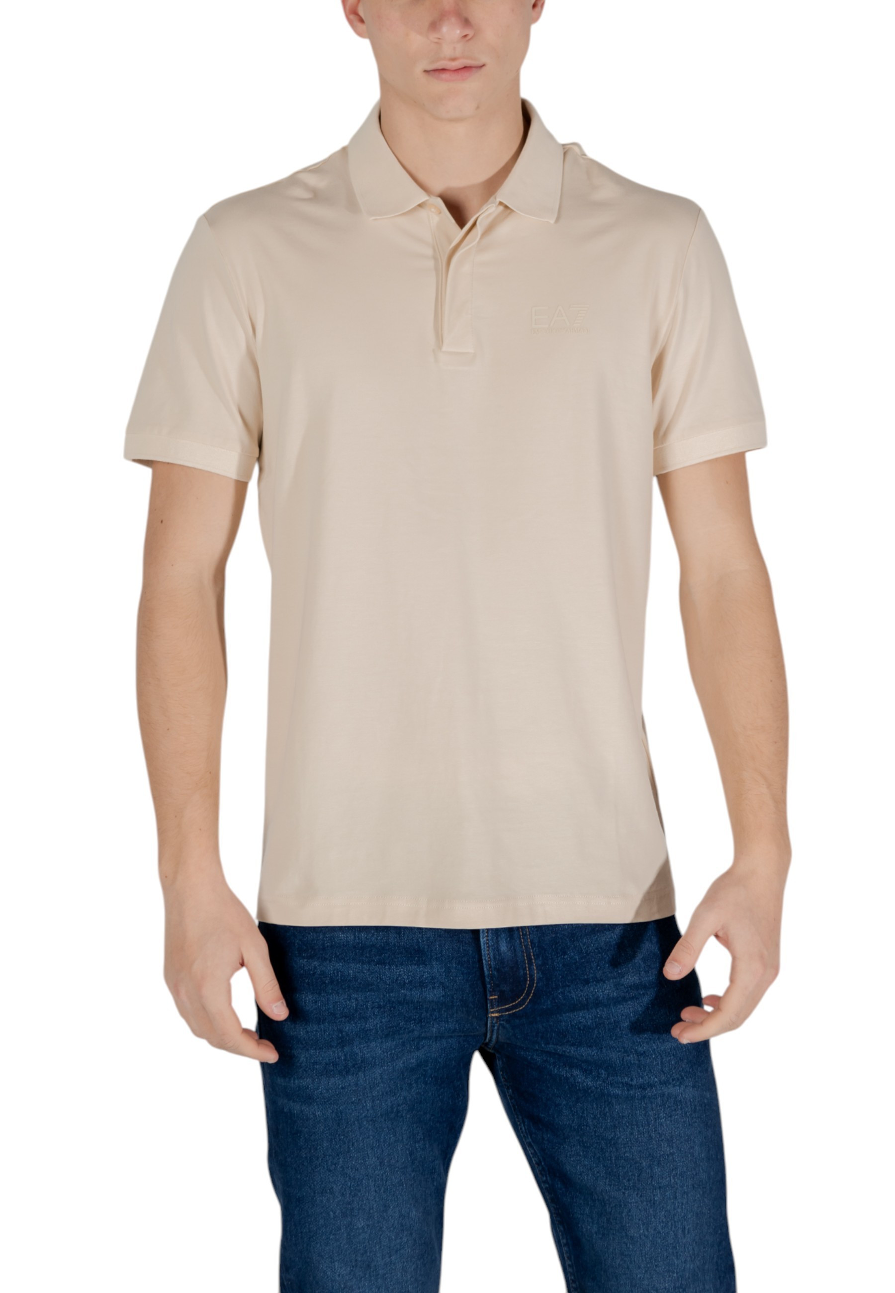Ea7 Herren Polo Beige 483268