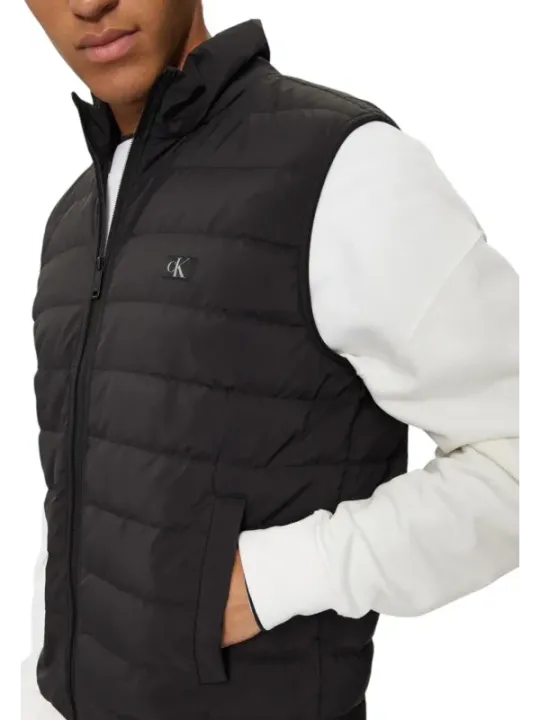 Schwarze Calvin Klein Jeans Pufferweste