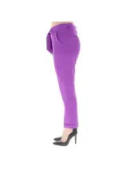 Lila Hosen mit Schleifenbund