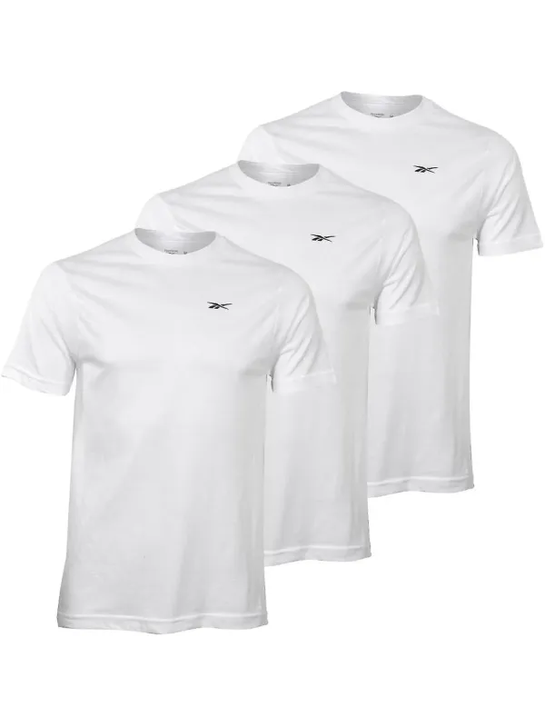 Weißes Reebok Performance Sportshirt kurzärmlig