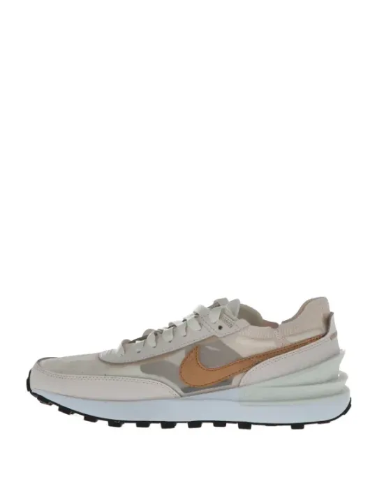 Weiße Nike 367827 Sneaker mit goldenem Swoosh