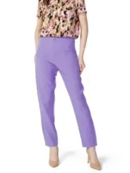 Lila Only Hose mit hoher Taille