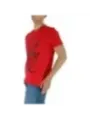 Rotes T-Shirt mit Tigerdruck