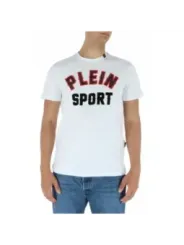 Weißes Plein Sport T-Shirt Jeans
