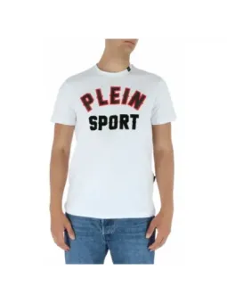 Weißes Plein Sport T-Shirt Jeans
