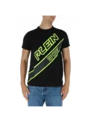 Schwarzes Plein Sport Logo T-Shirt