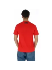 Rotes Plein Sport T-Shirt Rückseite