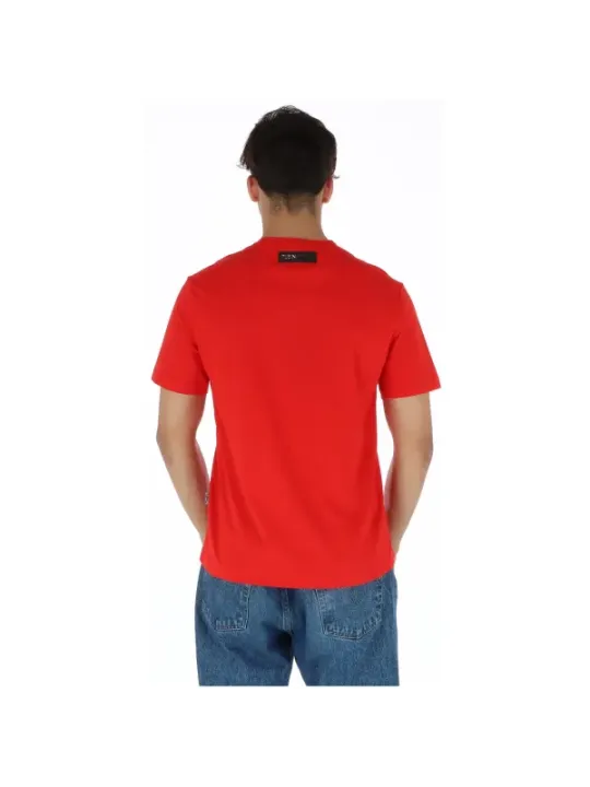 Rotes Plein Sport T-Shirt Rückseite