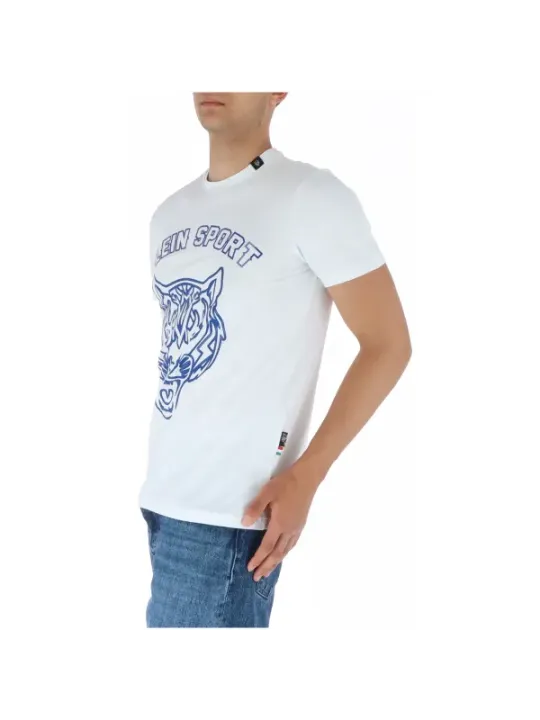 Weißes Plein Sport Tiger T-Shirt